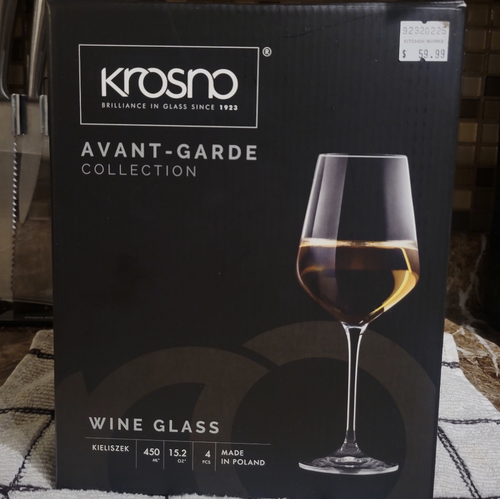 Krosno Avant-Garde Wine Glass Set of 4